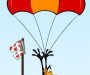 Jump with parachut